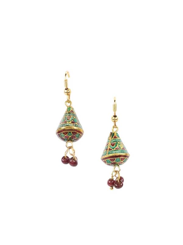 Adrika Green Earrings