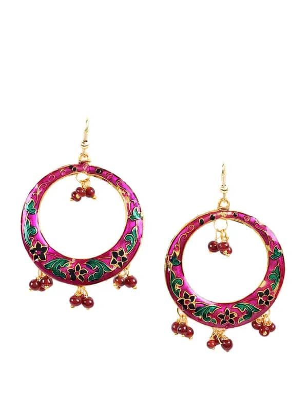 Adrika Pink Earrings