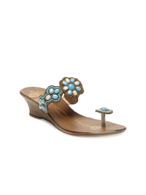 Catwalk Women Blue & White Sandals