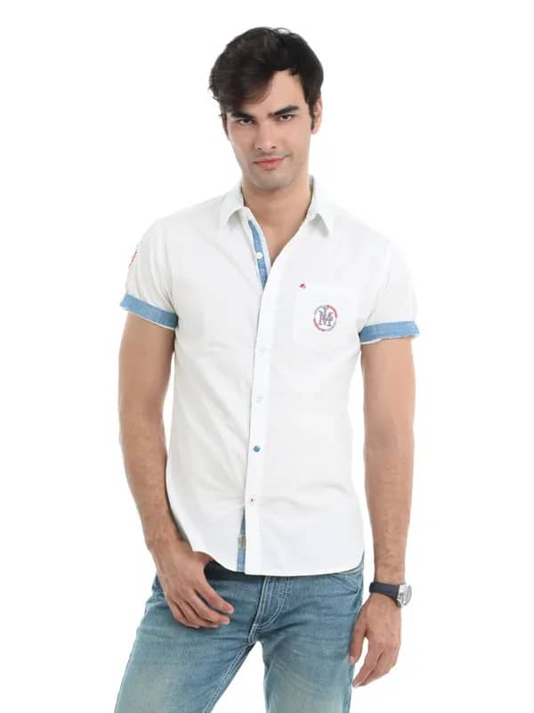 Locomotive Men White Shirt