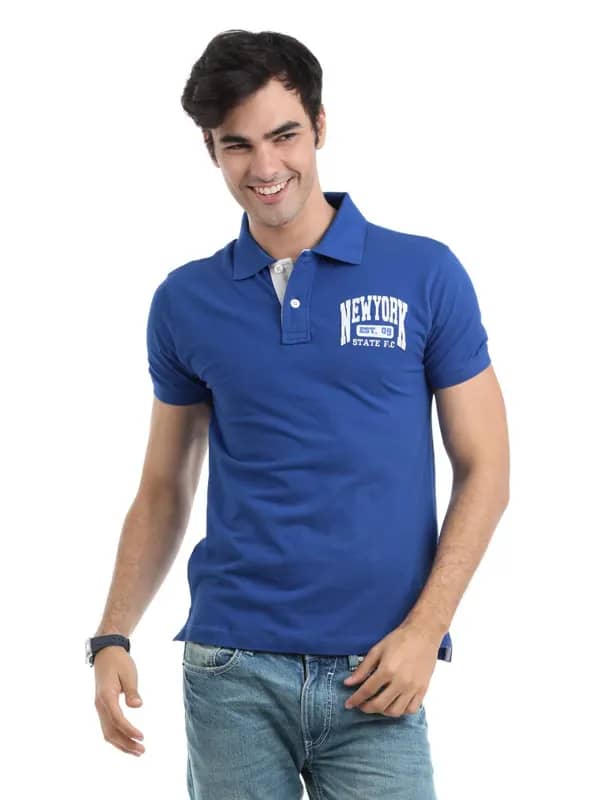 Locomotive Men Blue T-shirt