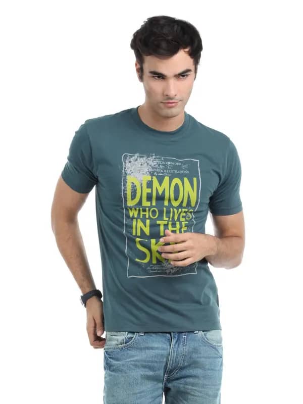 Locomotive Men Blue T-shirt