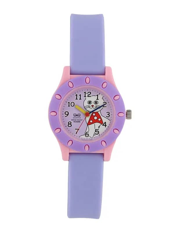Q&Q Kids Unisex Purple Dial Watch