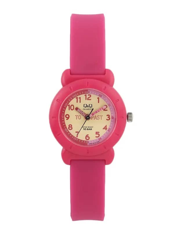Q&Q Girls Yellow Dial Watch