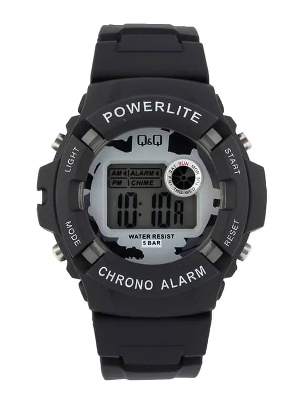 Q&Q Men Black Digital Watch M051-001