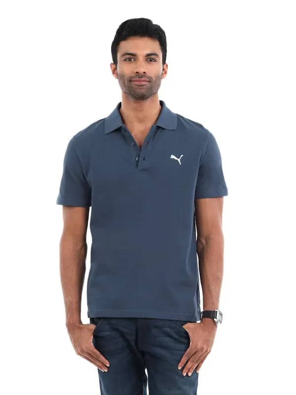 Puma Men Blue T-shirt