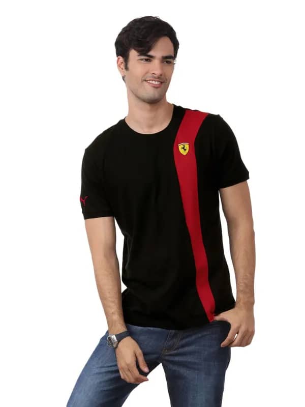 Puma Men Black T-shirt