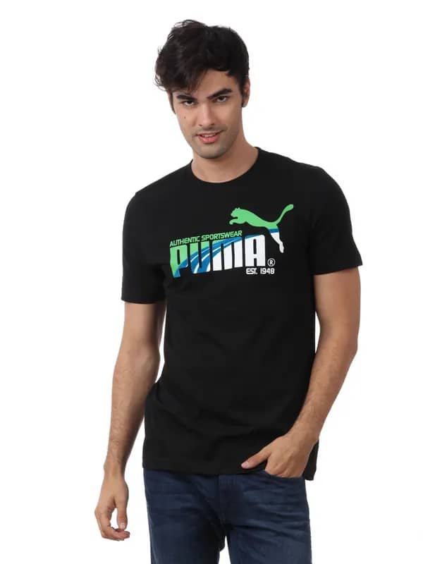 Puma Men Black T-shirt