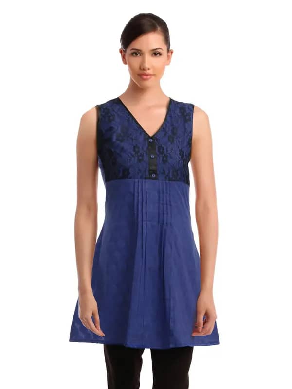 Ayaany Women Blue Tunic