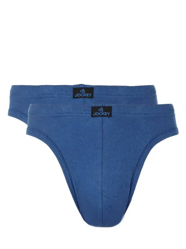 Jockey MC Men Blue Pack of 2 Briefs 8003