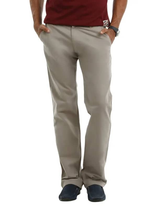 Highlander Men Grey Chinos