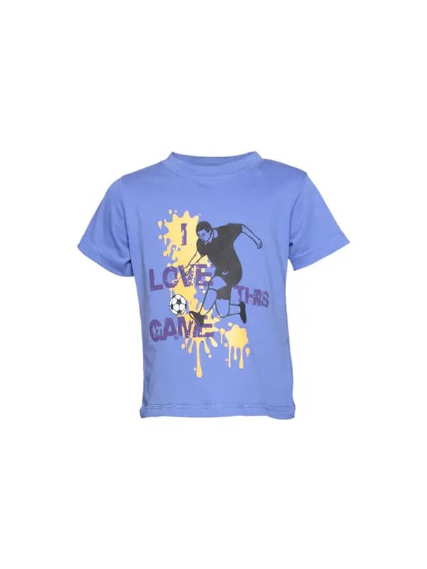 Ant Kids Boy's Love This Game Blue Kidswear