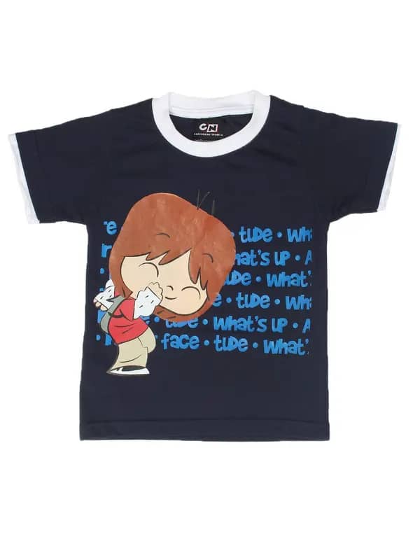 Ant Kids Boy's Whats Up White Navy Kidswear
