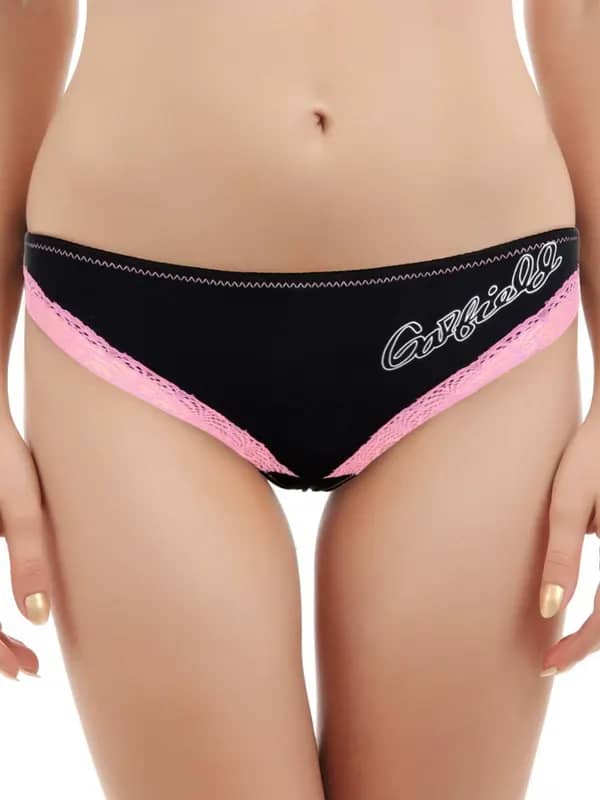 Garfield Women Black String Briefs