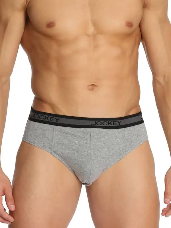 Jockey ELANCE Men Grey Briefs 1010