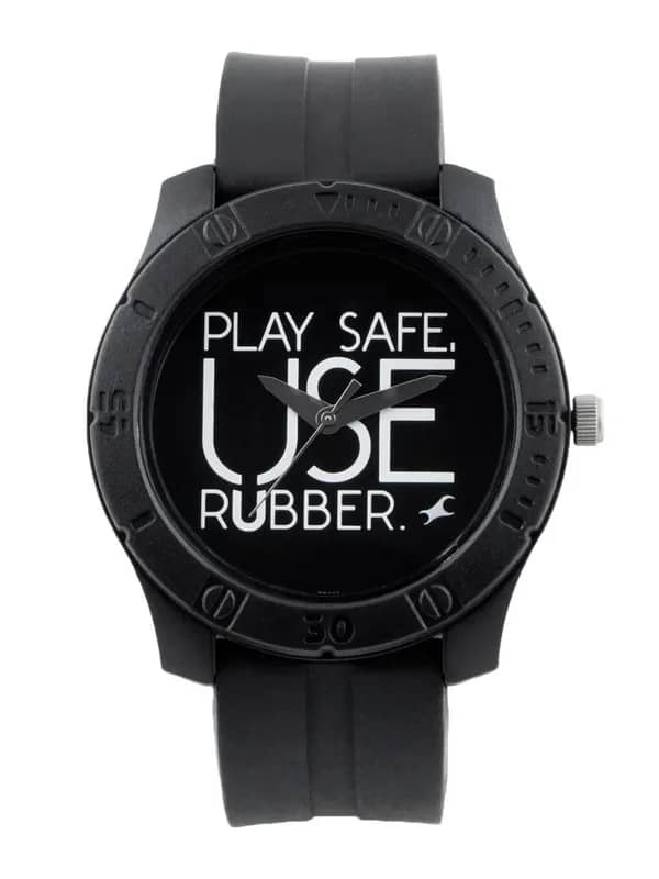 Fastrack Men Black Dial Watch