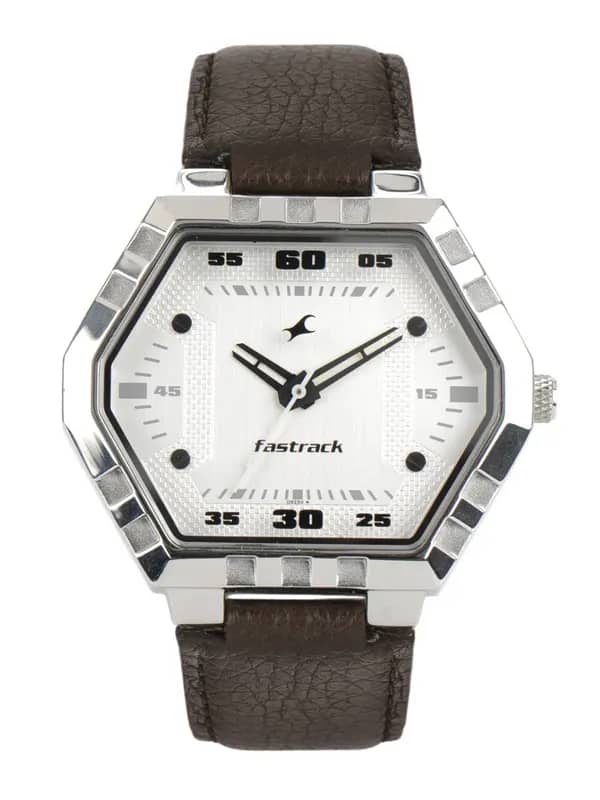 Fastrack Men Silver Dial Watch