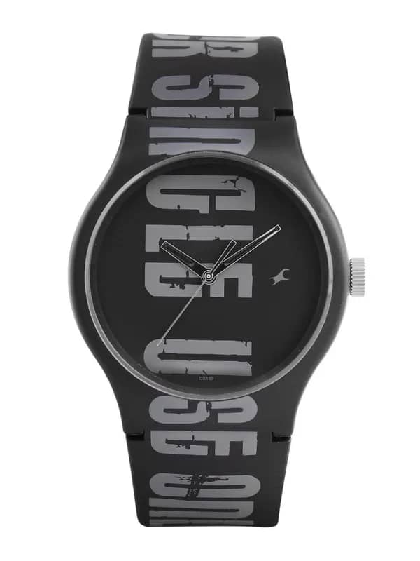 Fastrack Men Black Dial Watch