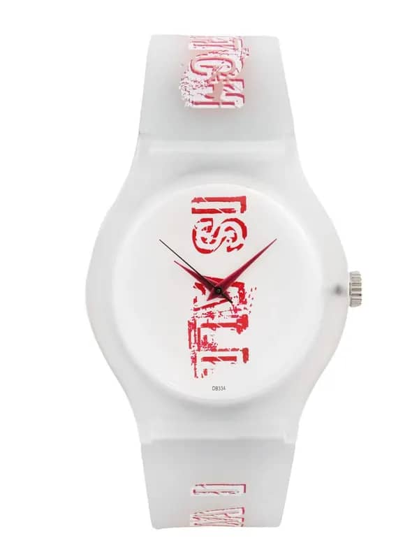 Fastrack Men White Dial Watch 9915PP12