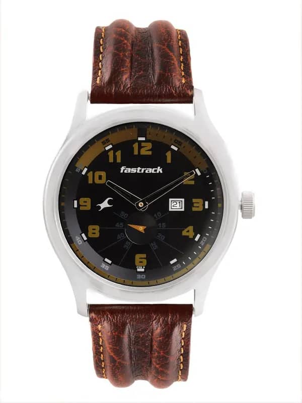 Fastrack Men Black Dial Watch NB3001SL05