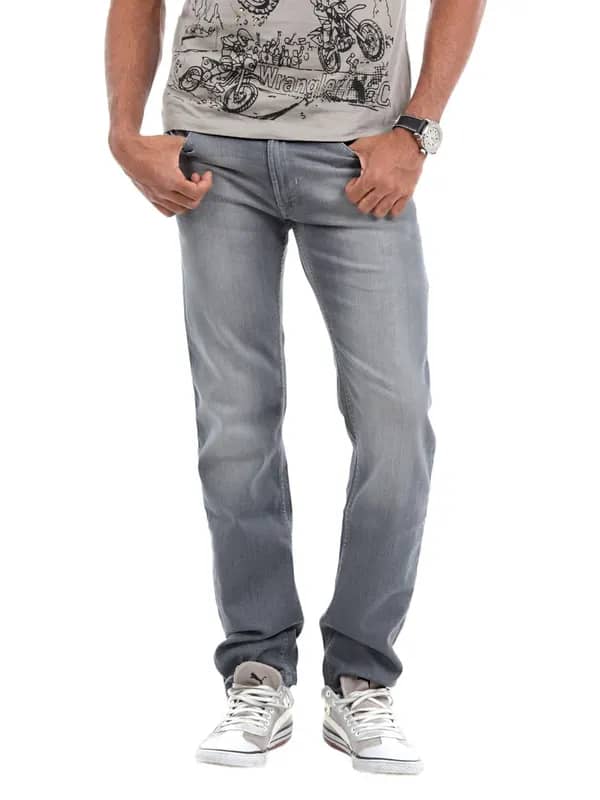 Peter England Men Grey Jeans