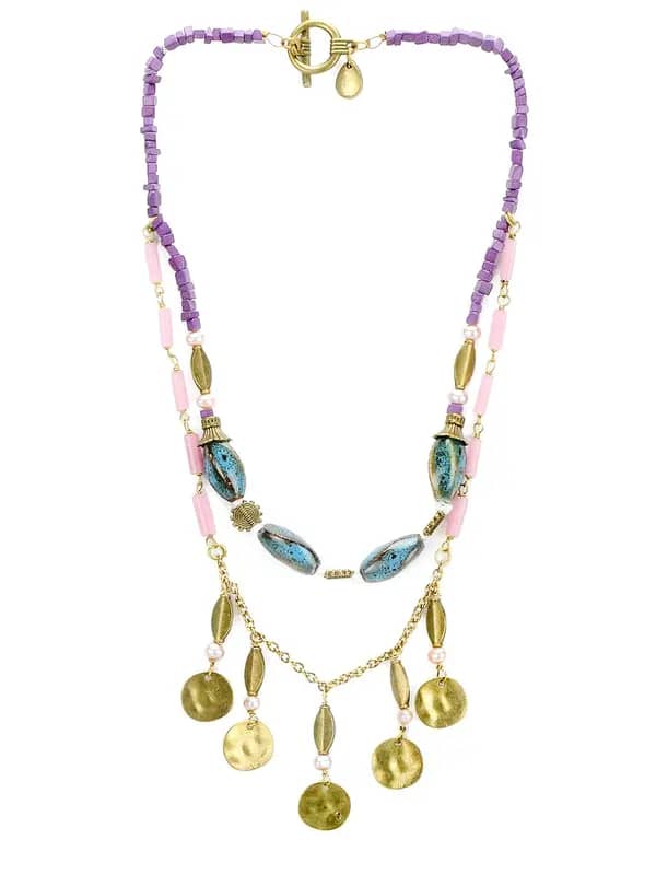 Ivory Tag Women Lemony Cue Multicolour Necklace
