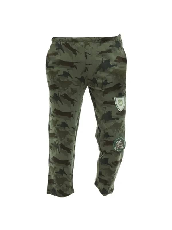 Do u speak green Boys Olive Trousers