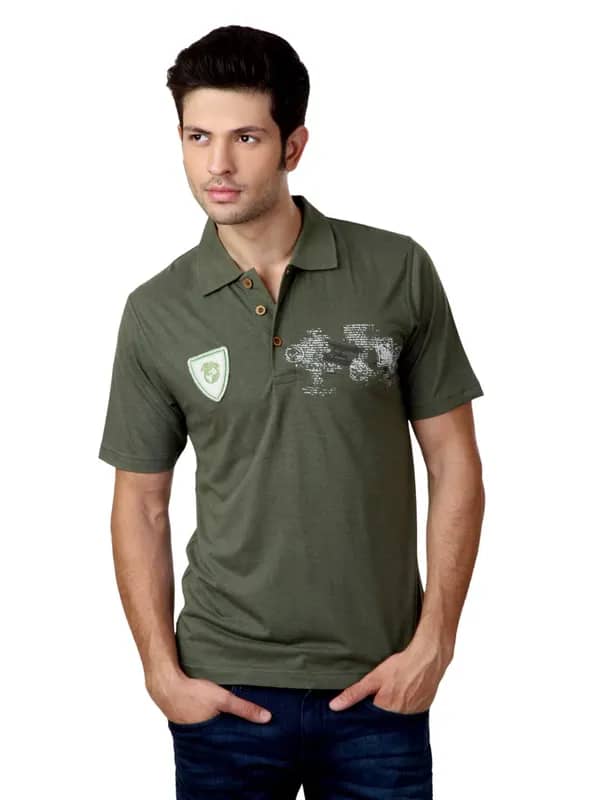 Do u speak green Men Olive T-shirt