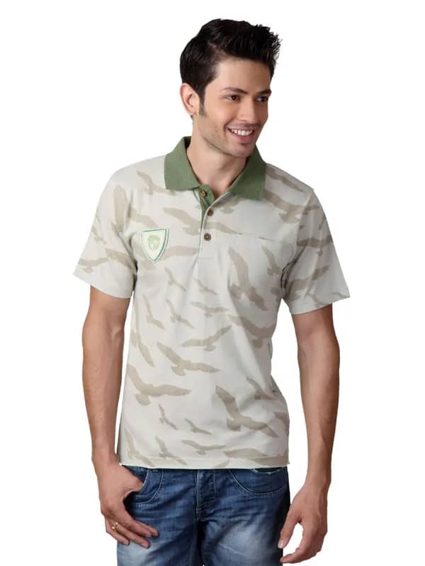 Do U Speak Green Men Beige T-Shirt