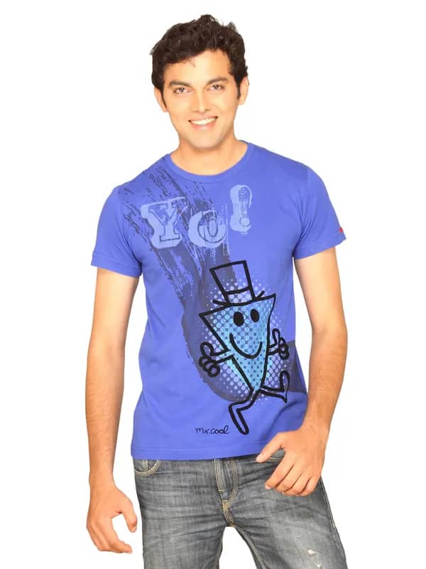 Mr.Men Men's Cool Indigo T-shirt