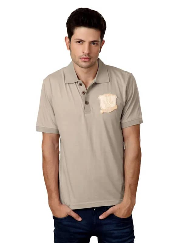 Do u speak green Men Beige T-shirt