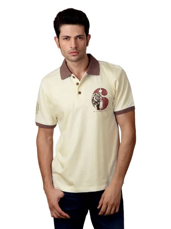 Do u speak green Men Cream T-shirt