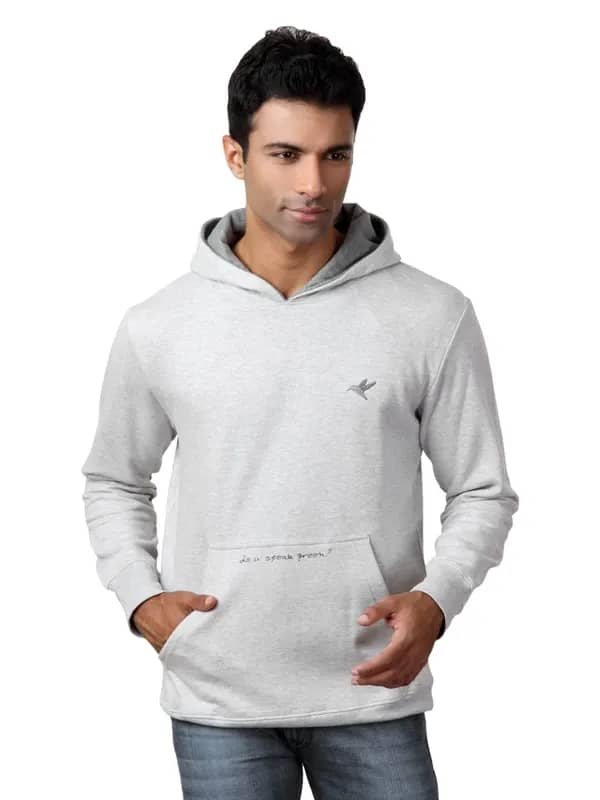 Do u speak green Men Grey Sweatshirt