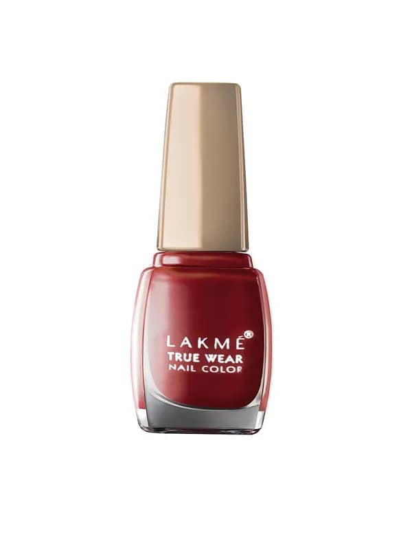 Lakme True Wear Classics Siren Red Nail Polish 404