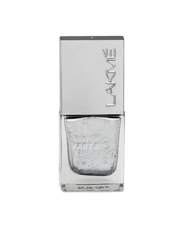 Lakme Absolute Fast & Fabulous Silver Cloud Nail Polish 29