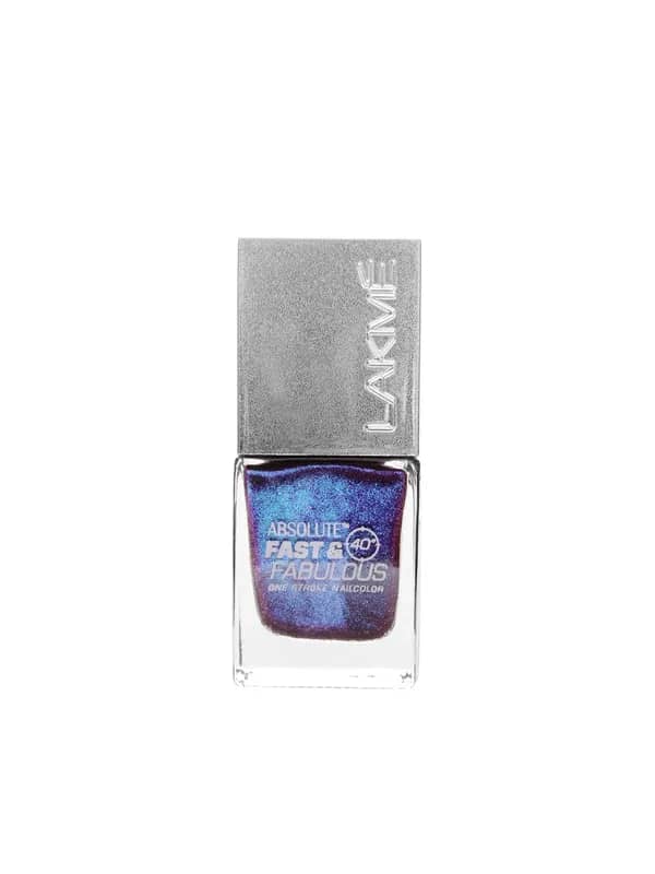 Lakme Absolute Fast & Fabulous 10 Purple Nail Polish