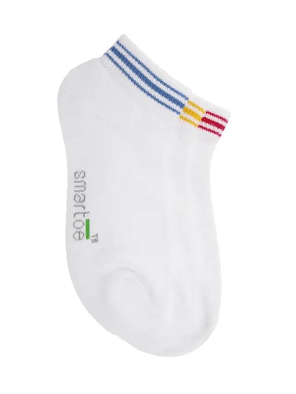 Smartoe Women White Pack of 3 Socks