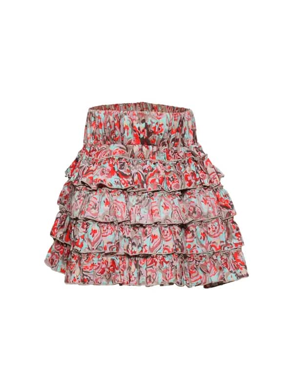Ant Kids Girl's Flower Print Frill Pink Kidswear