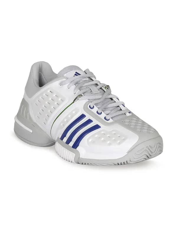 ADIDAS Men's Barricade 6.0 White Grey Shoe