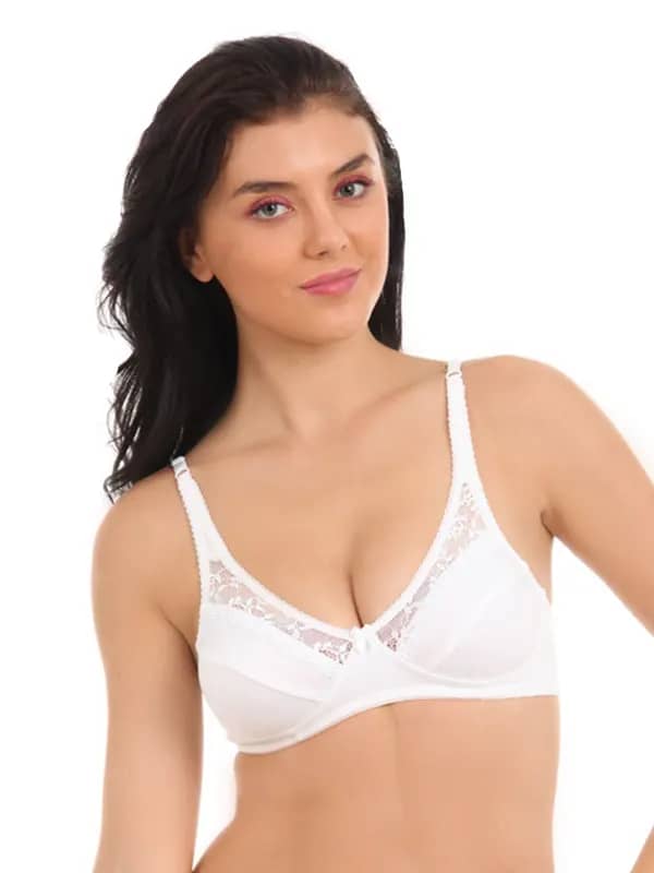 Biara White Everyday Support Bra