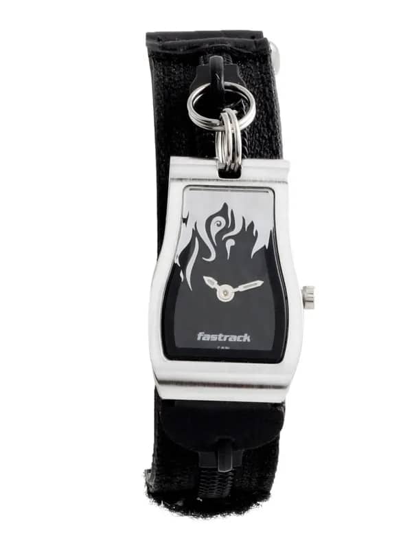 Fastrack Women Black Dial Watch