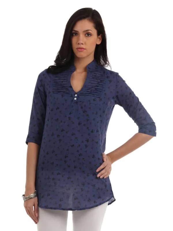 Mumbai Slang Women Blue Tunic