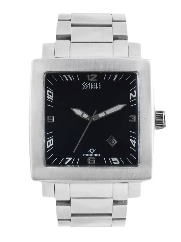 Maxima Men Black Dial Watch