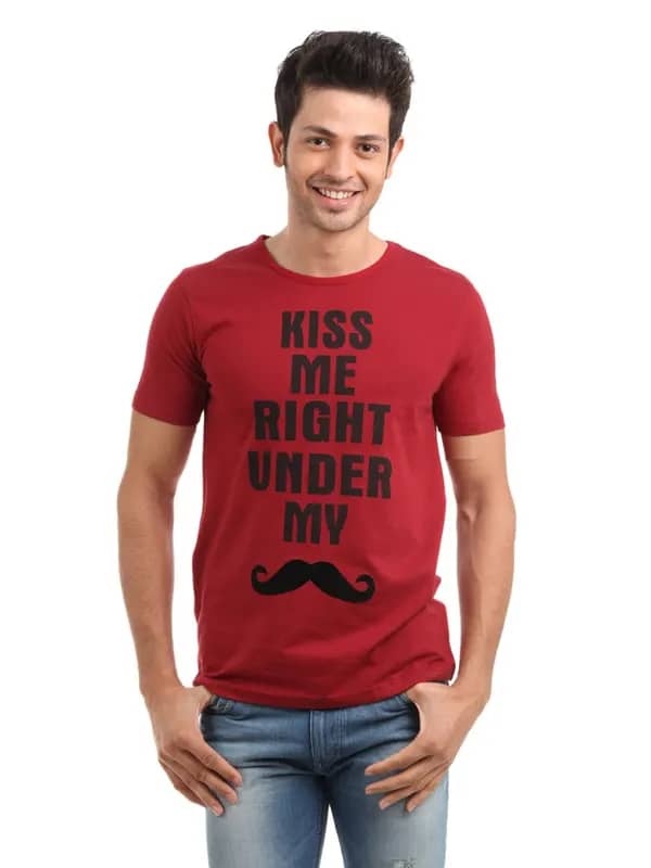 Horsefly Men Red T-shirt