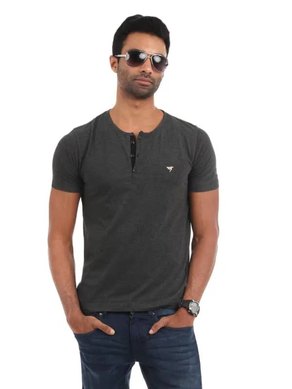 Horsefly Men Charcoal T-shirt