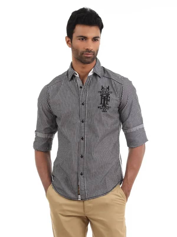 Horsefly Men Black Shirt