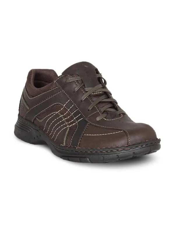 Skechers Men's Compelling Dexterity Fudge Brown Shoe