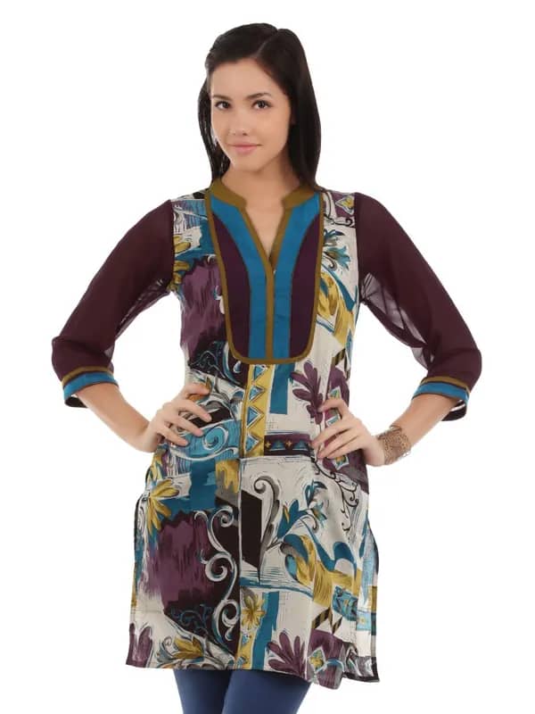 Aneri Women Multi Coloured Kurti