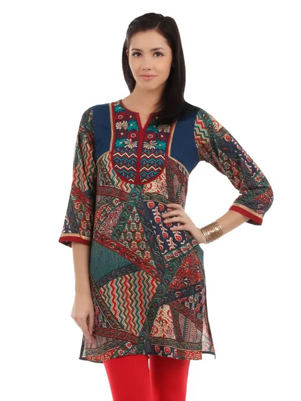 Aneri Women Multi Coloured Kurti