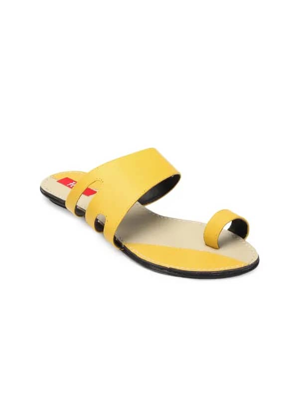 HM Women Yellow Flats